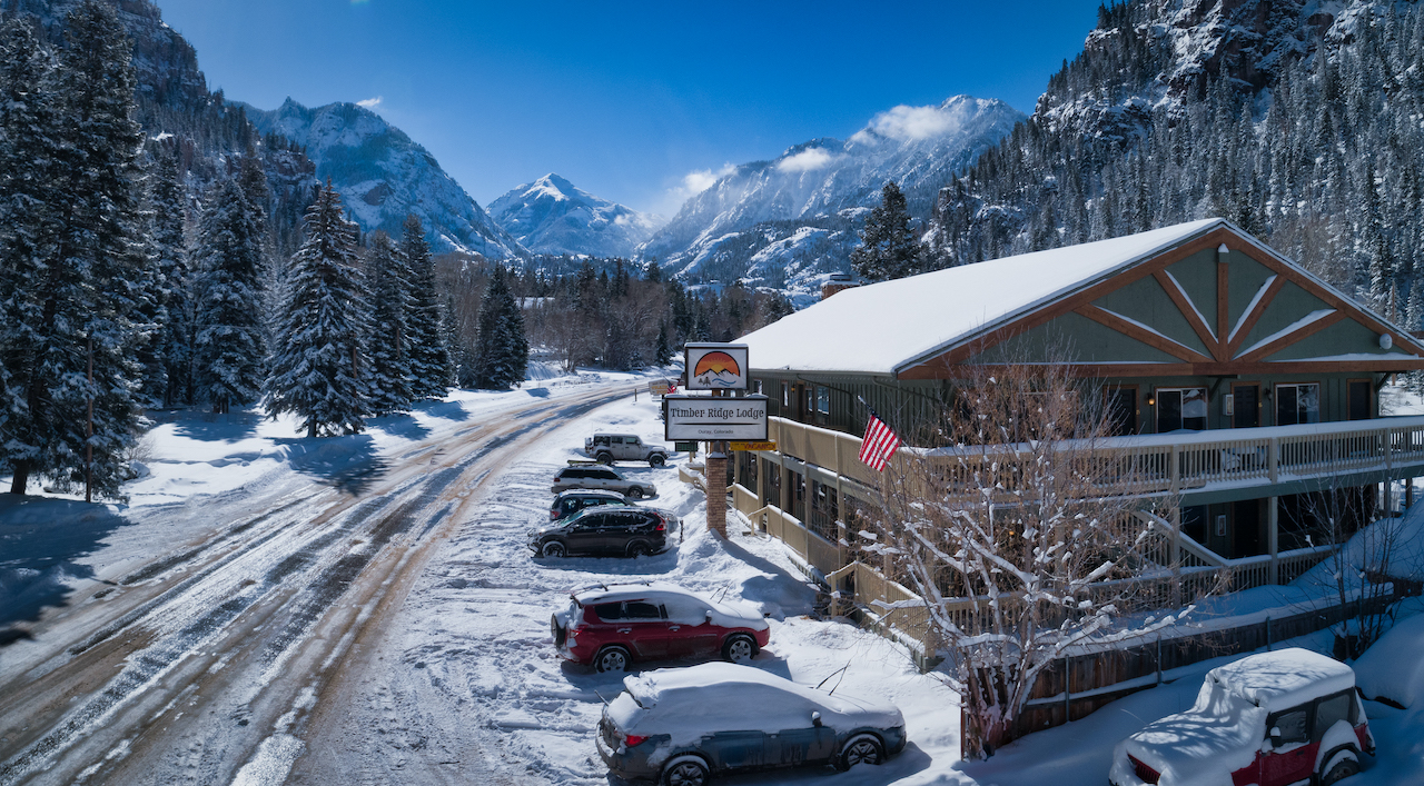 hotel in the snow