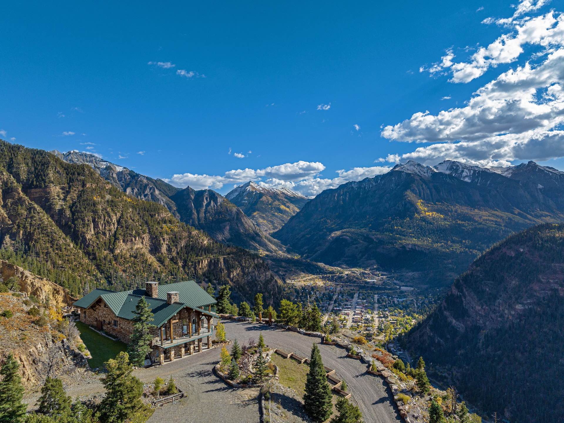house on a mountain top