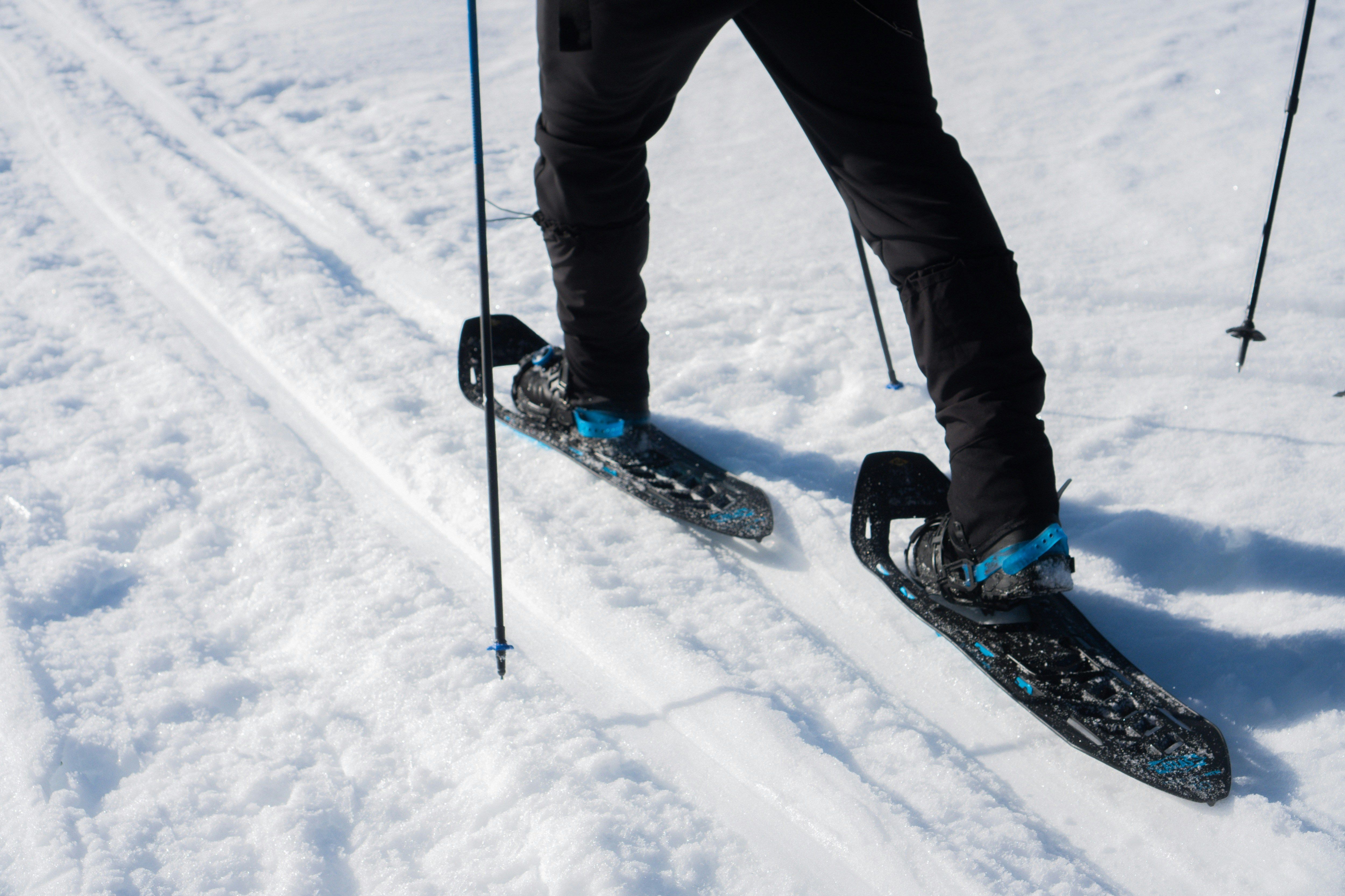 snow shoeing